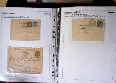 1886-1953, Collection de +190 lettres avec timbres