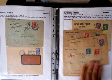 1886-1953, Collection de +190 lettres avec timbres