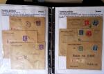 1886-1953, Collection de +190 lettres avec timbres