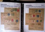 1886-1953, Collection de +190 lettres avec timbres