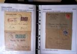 1886-1953, Collection de +190 lettres avec timbres