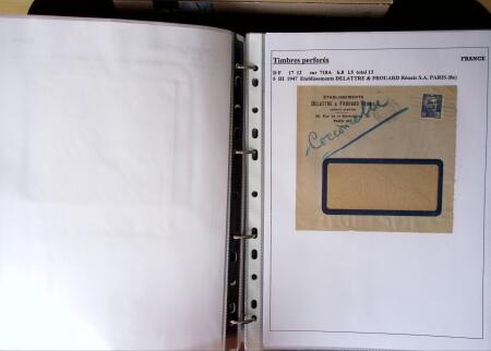 1886-1953, Collection de +190 lettres avec timbres