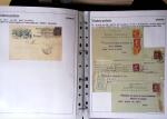 1886-1953, Collection de +190 lettres avec timbres