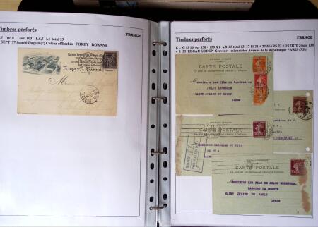 1886-1953, Collection de +190 lettres avec timbres