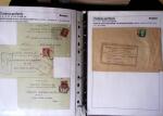 1886-1953, Collection de +190 lettres avec timbres