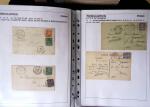 1886-1953, Collection de +190 lettres avec timbres