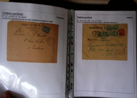 1886-1953, Collection de +190 lettres avec timbres