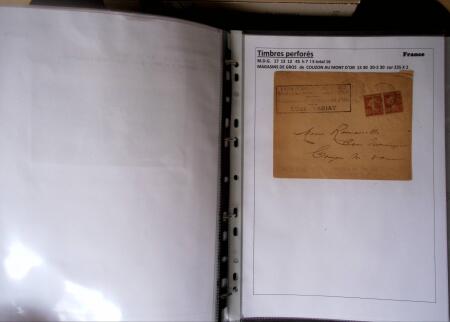 1886-1953, Collection de +190 lettres avec timbres