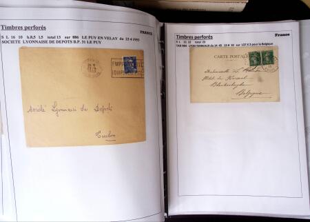 1886-1953, Collection de +190 lettres avec timbres
