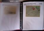 1945-1949, Collection de 128 lettres avec griffes de