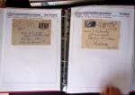 1945-1949, Collection de 128 lettres avec griffes de