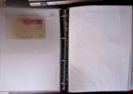 1945-1949, Collection de 128 lettres avec griffes de