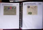 1945-1949, Collection de 128 lettres avec griffes de