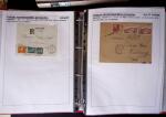 1945-1949, Collection de 128 lettres avec griffes de