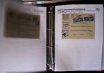 1945-1949, Collection de 128 lettres avec griffes de