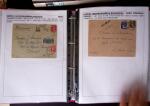 1945-1949, Collection de 128 lettres avec griffes de