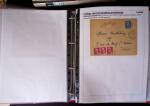 1945-1949, Collection de 128 lettres avec griffes de