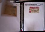 1945-1949, Collection de 128 lettres avec griffes de