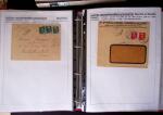 1945-1949, Collection de 128 lettres avec griffes de