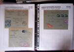 1945-1949, Collection de 128 lettres avec griffes de