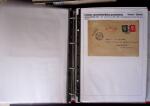 1945-1949, Collection de 128 lettres avec griffes de