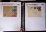 1945-1949, Collection de 128 lettres avec griffes de