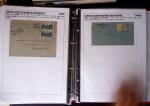 1945-1949, Collection de 128 lettres avec griffes de