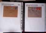 1945-1949, Collection de 128 lettres avec griffes de