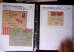 1945-1949, Collection de 128 lettres avec griffes de