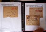 1945-1949, Collection de 128 lettres avec griffes de