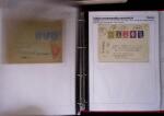 1945-1949, Collection de 128 lettres avec griffes de