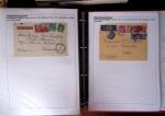 1945-1949, Collection de 128 lettres avec griffes de