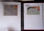 1945-1949, Collection de 128 lettres avec griffes de