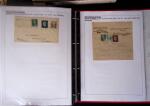 1945-1949, Collection de 128 lettres avec griffes de