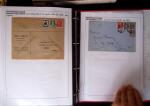 1945-1949, Collection de 128 lettres avec griffes de