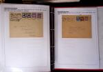 1945-1949, Collection de 128 lettres avec griffes de