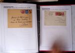 1945-1949, Collection de 128 lettres avec griffes de