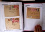 1945-1949, Collection de 128 lettres avec griffes de