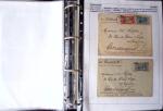 POSTE NAVALE 1900-1967, Collection de lettres montées