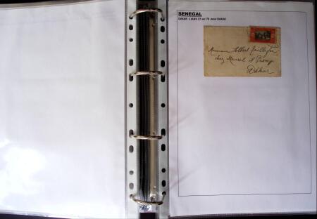 POSTE NAVALE 1900-1967, Collection de lettres montées