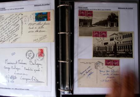 POSTE NAVALE 1900-1967, Collection de lettres montées