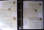 POSTE NAVALE 1900-1967, Collection de lettres montées