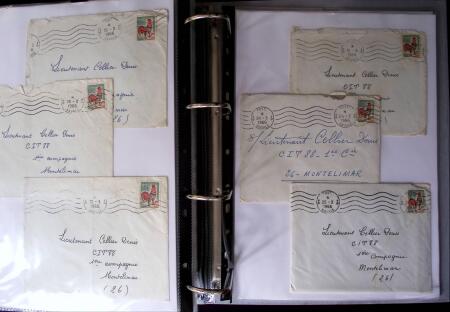 POSTE NAVALE 1900-1967, Collection de lettres montées