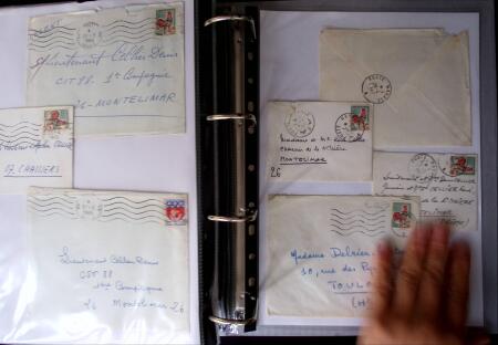 POSTE NAVALE 1900-1967, Collection de lettres montées