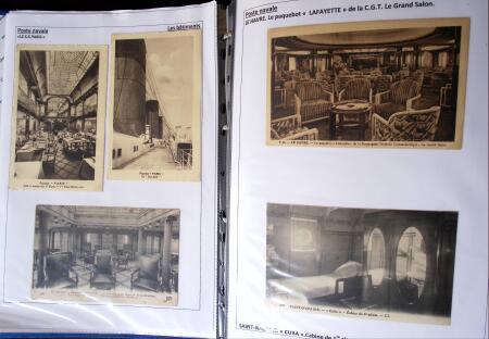 POSTE NAVALE 1900-1967, Collection de lettres montées