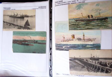 POSTE NAVALE 1900-1967, Collection de lettres montées