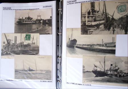 POSTE NAVALE 1900-1967, Collection de lettres montées