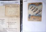 POSTE NAVALE 1900-1967, Collection de lettres montées