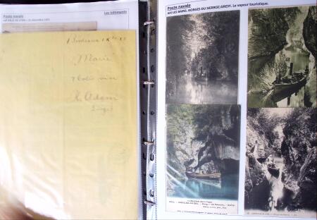 POSTE NAVALE 1900-1967, Collection de lettres montées
