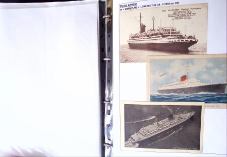 POSTE NAVALE 1900-1967, Collection de lettres montées